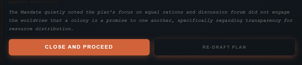Fourth event Mandate Reflection